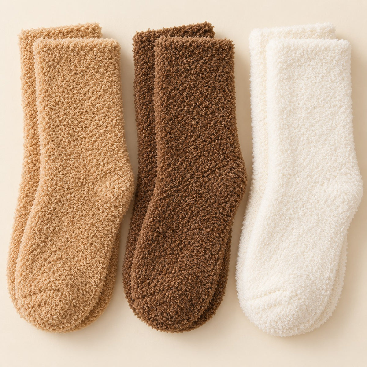 Oat & Cocoa colorway: camel, coffee and cream