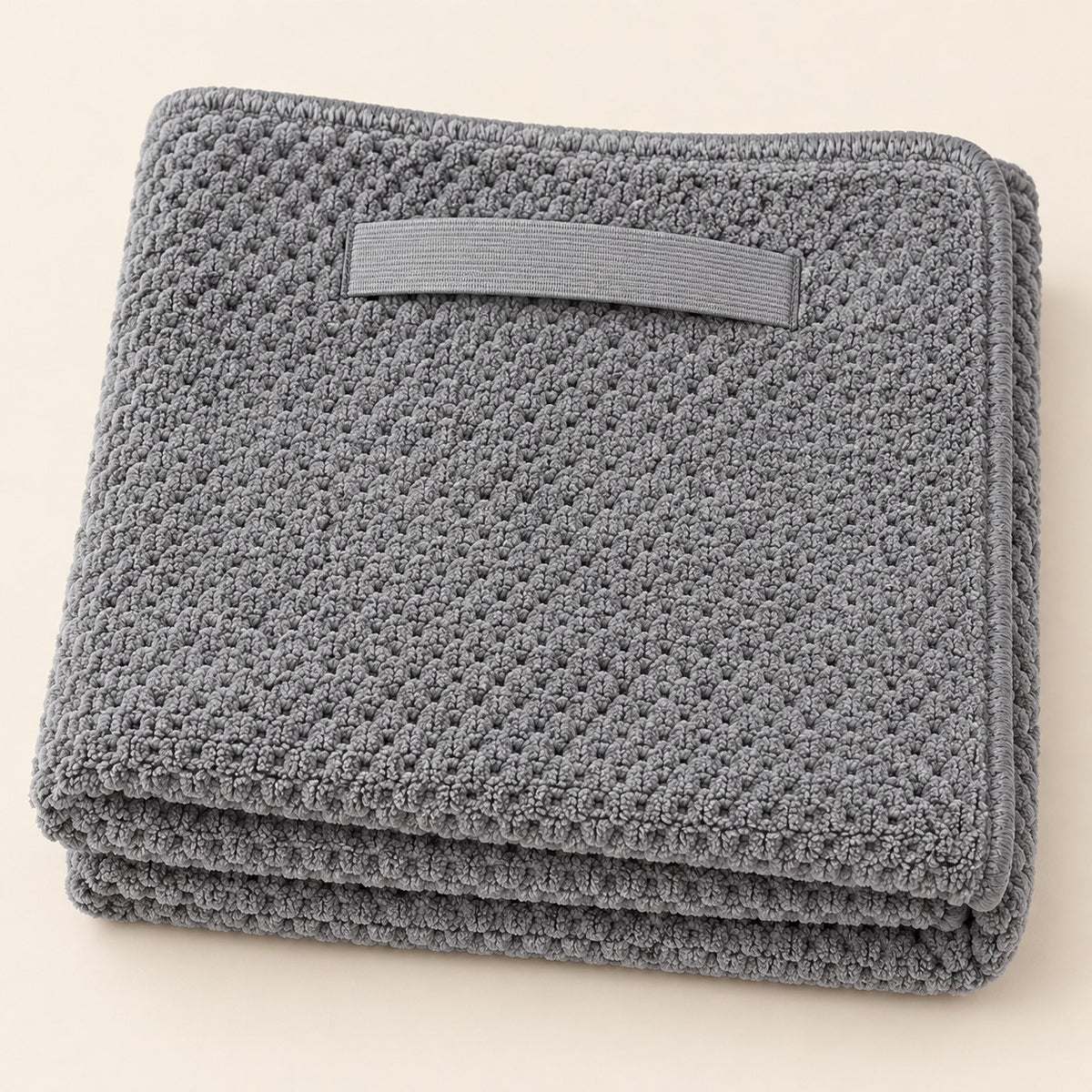 Hair towel wrap in grey